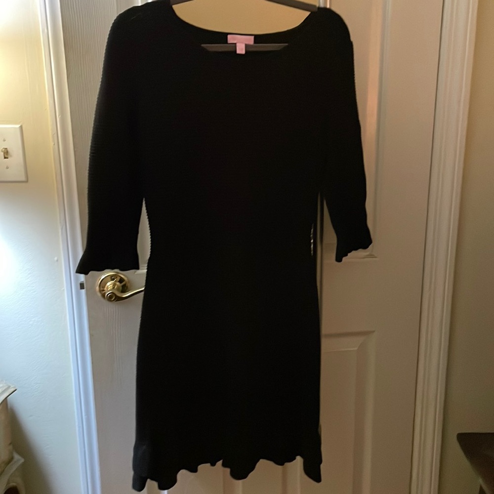 Lilly Pulitzer Black Long Sleeve Dress